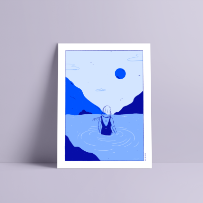 ILUSTRAÇÃO GICLÉE "NÃO SEI O QUE FICA" ANA HOO