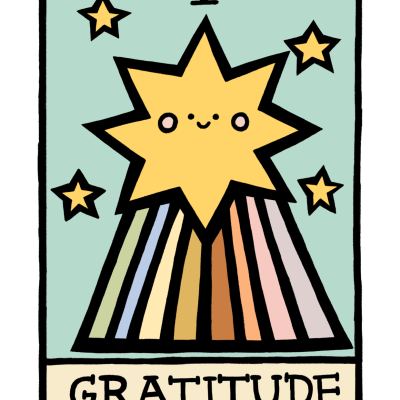 ILUSTRAÇÃO "V - GRATITUDE" ADRIANA FONTELAS