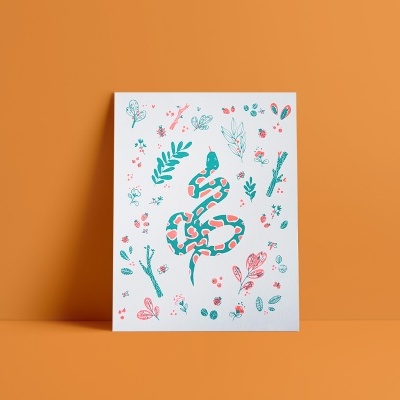 SERIGRAFIA "SNAKE" JOANA CUNHA