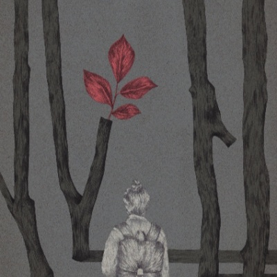 ILUSTRAÇÃO A4 "WALKING ALONE" CLAÚDIA SALGUEIRO