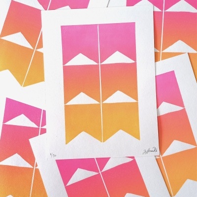 LINOGRAVURA "FESTA JUNINA" JEFFERSON RIB