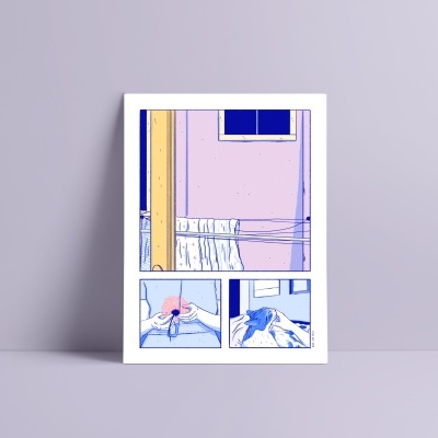 ILUSTRAÇÃO GICLÉE "HÁ BELEZA EM ESTAR SÓ" ANA HOO