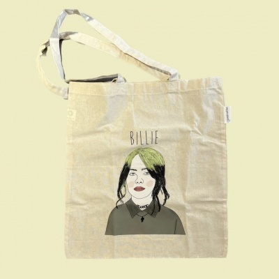 TOTE BAG "BILLIE EILISH" LEONOR FEIJÓ