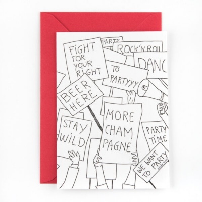 POSTAL "PARTY MARCH" STUDIO FLASH