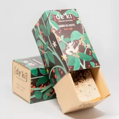 SABONETE ARTESANAL "AZEITE COM CAFÉ" DAKI