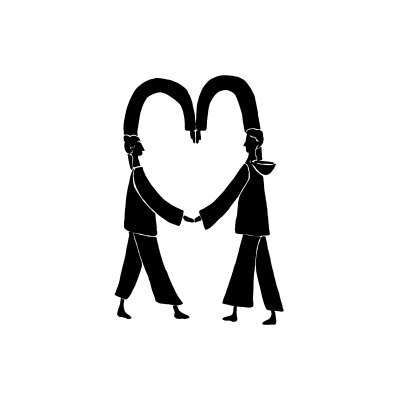 ILUSTRAÇÃO " ABRAÇO " CAROLINA FERNANDES