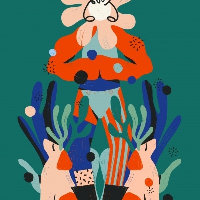 ILUSTRAÇÃO "FUNNY CHRISTMAS II" CATARINA OSCARINA