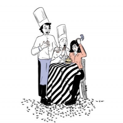 ILUSTRAÇÃO "QUINTA-FEIRA" BITE THE NAIL