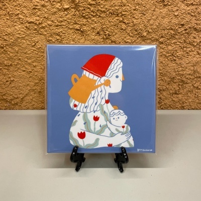 AZULEJO "GROWING TOGETHER" GAMBUZINO