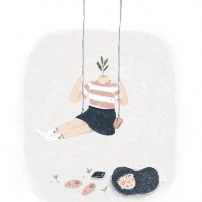 ILUSTRAÇÃO "PROCASTINAR" SARA LOU