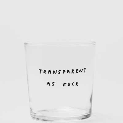 COPO TRANSPARENT AS FUCK YAHYA STUDIO