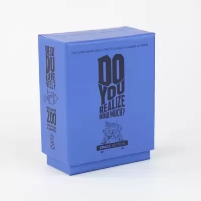 JOGO DE CARTAS "DO YOU REALIZE HOW MUCH - THE SPACE EDITION" FLIPBOKU