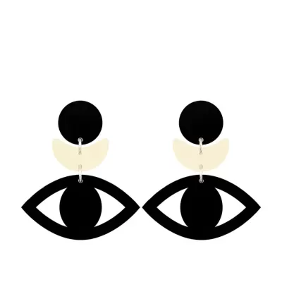 BRINCOS OLIMPIA PRETO ORELLA DESIGN