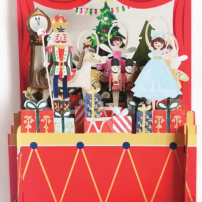POSTAL DE NATAL POP-UP "XMAS NUTCRACKER" ALLJOY DESIGN