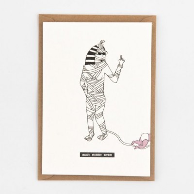 POSTAL "BEST MUMMY" STUDIO FLASH