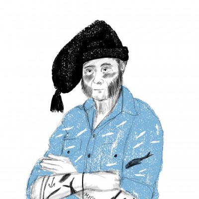 ILUSTRAÇÃO "HÁ MAIS MARÉS QUE MARINHEIROS - GERMANO" MARTA NUNES