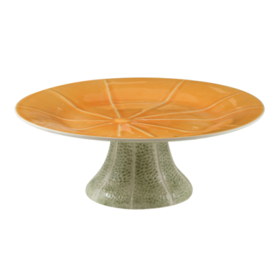 PRATO COM PÉ 32,5 MELOA BORDALLO PINHEIRO