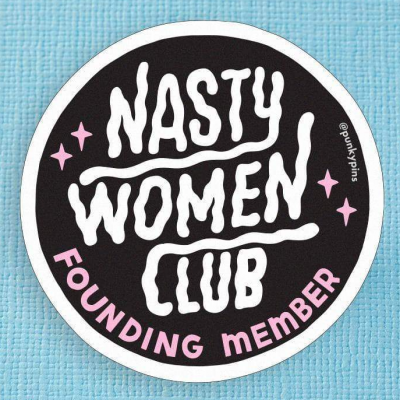 Nasty Women Club Large Vinyl Sticker