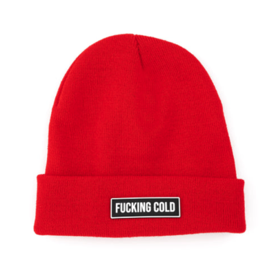 GORRO "FUCKING COLD - VERMELHO" FISURA