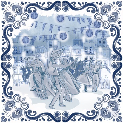 AZULEJO "S. JOÃO EM TONS DE AZUL" MARIA JOÃO FARIA