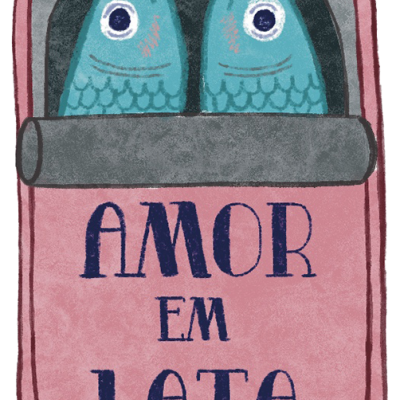 AUTOCOLANTE "AMOR EM LATA" ANA CALIGO