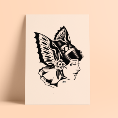 ILUSTRAÇÃO "METAMORPHOSIS" ZEROS TATTOO