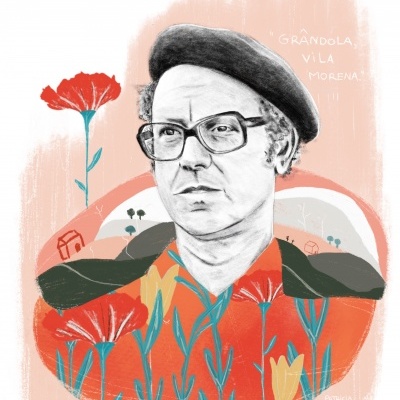 ILUSTRAÇÃO "GRÂNDOLA, VILA MORENA" DE PATRÍCIA SOARES