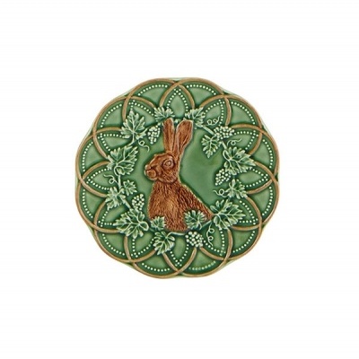 PRATO DE PÃO LEBRE VERDE/CASTANHO BOSQUE BORDALLO PINHEIRO