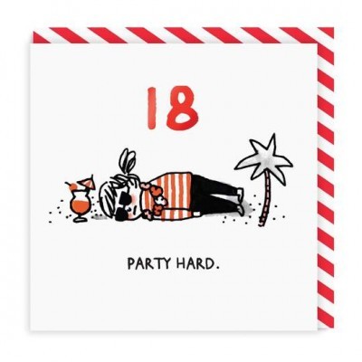 POSTAL "18 PARTY HARD" OHH DEER