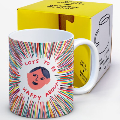 CANECA "LOTS TO BE HAPPY ABOUT" DAVID SHRIGLEY