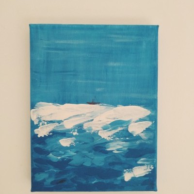 ORIGINAL "HÁ MAIS MARÉS QUE MARINHEIROS - MARÉ ALTA" MARTA NUNES