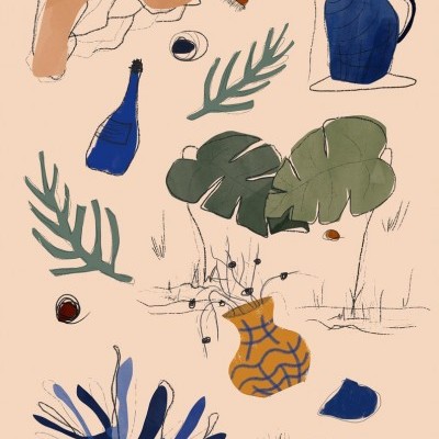 ILUSTRAÇÃO "FLOATING OBJETS" EVA HALFERS