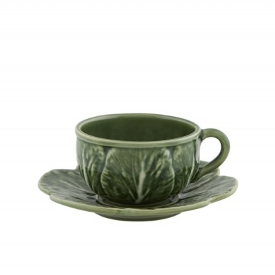 CHÁVENA DE CHÁ C/ PIRES NATURAL COUVE BORDALLO PINHEIRO