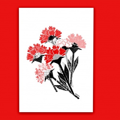 ILUSTRAÇÃO "CRAVOS" BÁRBARA R.