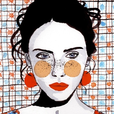 ORIGINAL "MULHER DE BLUSA ESTAMPADA" JOANA NOBREGA