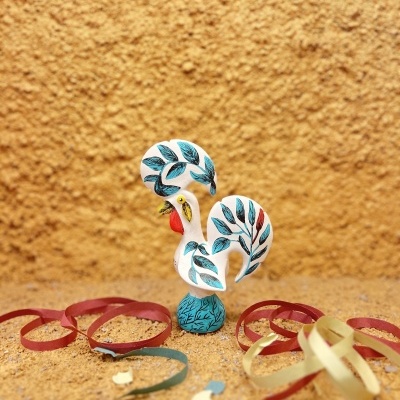 GALO DE BARCELOS 15 CM CLAUDIA SALGUEIRO