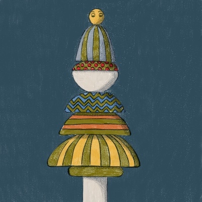 AZULEJO "CHRISTMAS TREE VARIATION 02" JOÃO COSTA