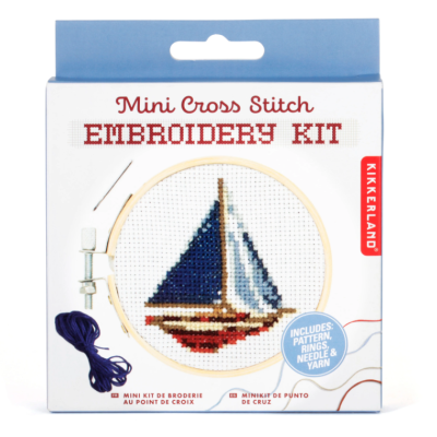 MINI CROSS STITCH SAIL BOAT KIKKERLAND