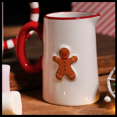JARRO DE LEITE GINGERBREAD MAN CGB GIFTWARE