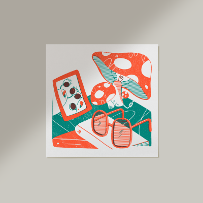 SERIGRAFIA "A MESINHA DE CABECEIRA" JOANA CUNHA