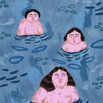 ILUSTRAÇÃO "DE MOLHO" DE DIANA COSTA