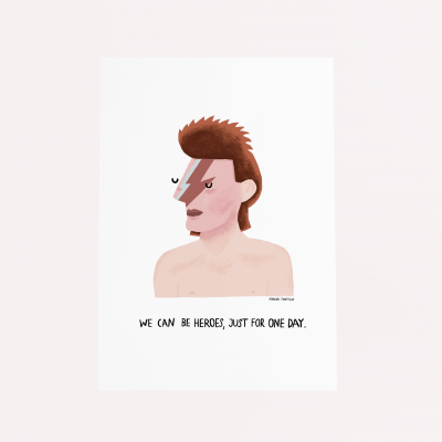 ILUSTRAÇÃO "DAVID BOWIE" ADRIANA FONTELAS