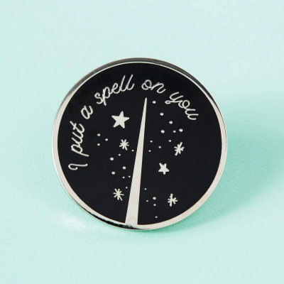 I PUT A SPELL ON YOU ENAMEL PIN PUNKY PINS
