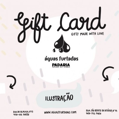 CARTÃO DE OFERTA PARA ILUSTRAÇÃO - ÁGUAS FURTADAS DESIGN