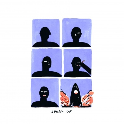 ILUSTRAÇÃO "SPEAK UP" GABRIELA ARAÚJO