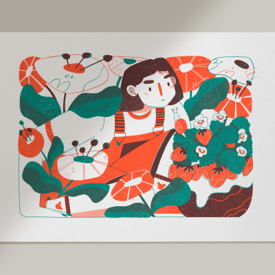 SERIGRAFIA "OLÁ!" JOANA CUNHA