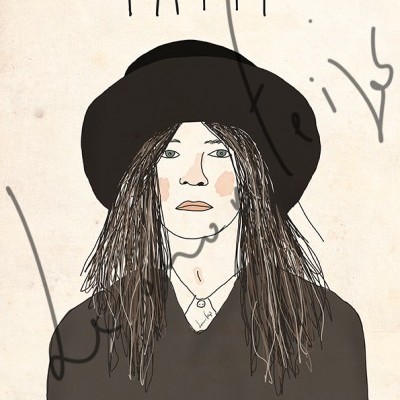 ILUSTRAÇÃO "PATTI SMITH" LEONOR FEIJÓ