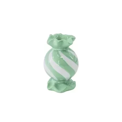 CANDLE HOLDER - TOFFEE CANDY- MINT/LILAC - HOUSE VITAMIN