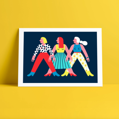 SISTERS A4 DIGITAL PRINT ANA SEIXAS