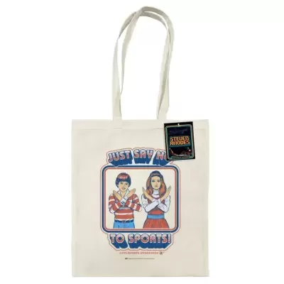 TOTE BAG "SAY NO TO SPORTS" PYRAMID INTERNATIONAL